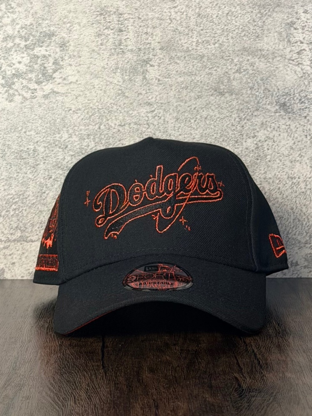 New Era 9FORTY MLB LA Dodgers Cosmic Script Tokyo Series Patch A-Frame Hat NWT